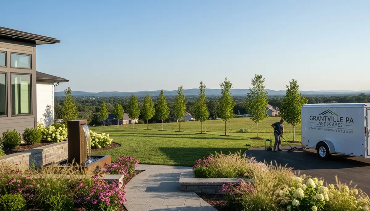 Landscaping service in Harrisburg, PA for residential and commercial property maintenance