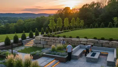 Landscaping service in Harrisburg, PA for residential and commercial outdoor property maintenance