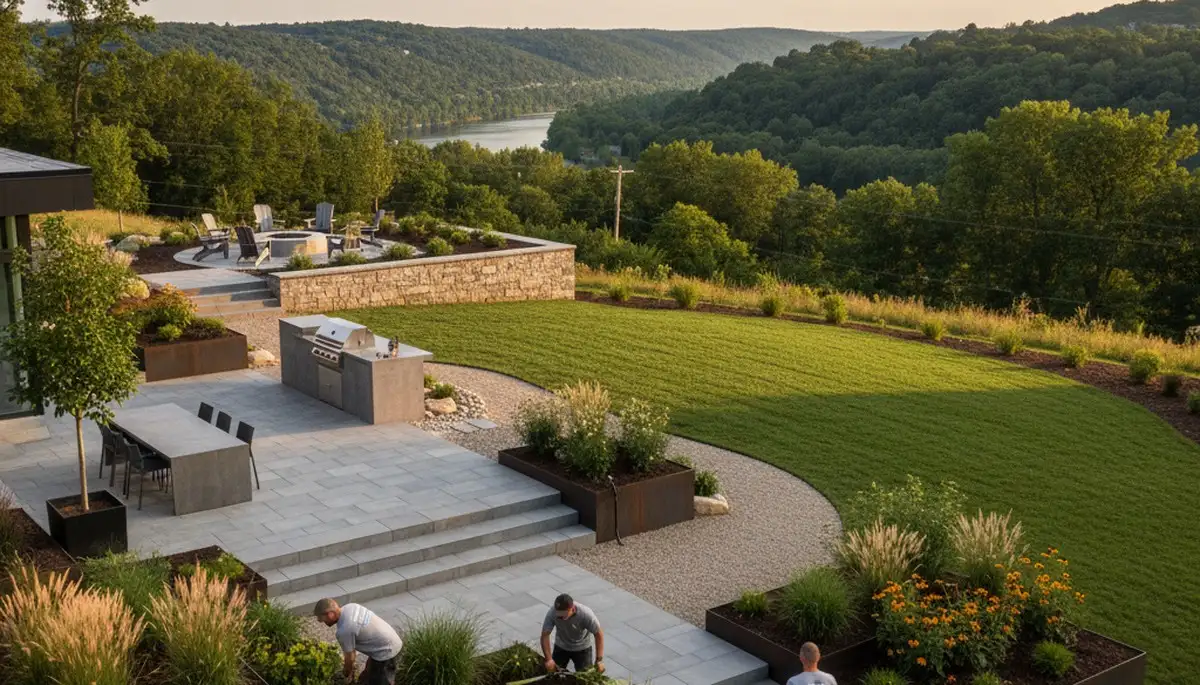 Landscaping services in Harrisburg, PA by professional local lawn care experts