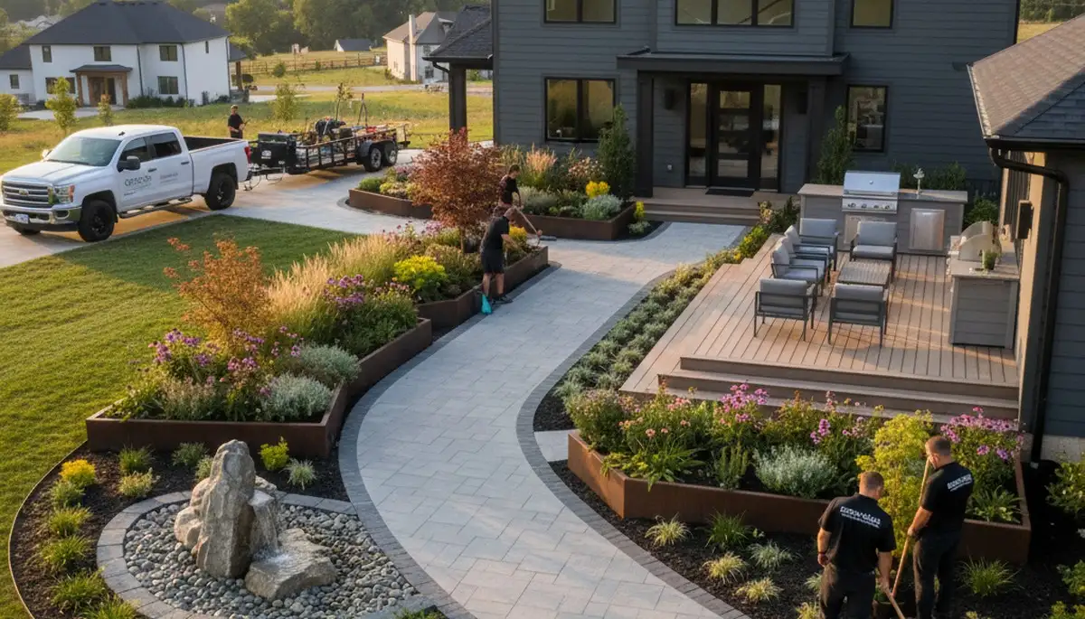 Landscaping services in Harrisburg, PA for residential and commercial properties