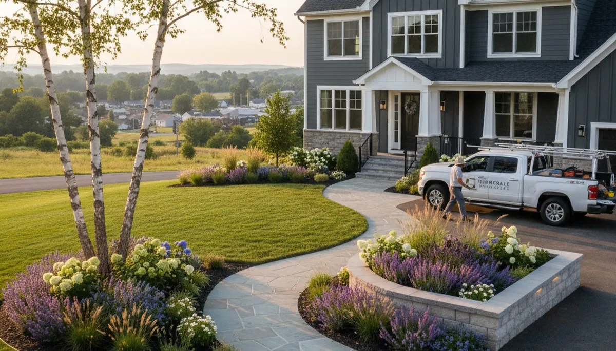 Landscaping services in Harrisburg, PA for residential and commercial outdoor maintenance