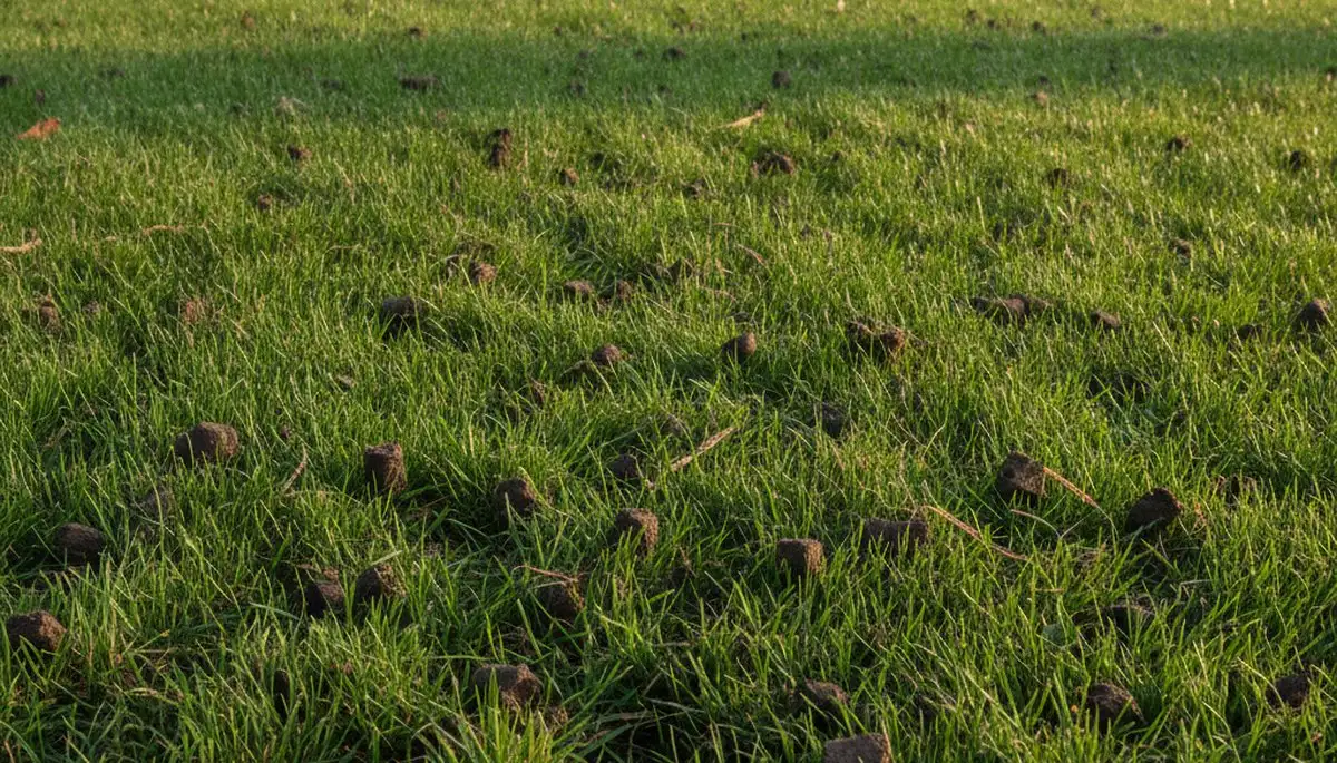 Healthy Harrisburg PA lawn recovering after professional aeration by Chop Chop Landscaping